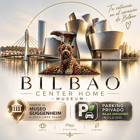 Bilbao Center Home - Frente Al Guggenheim Y Parking Privado Apartment